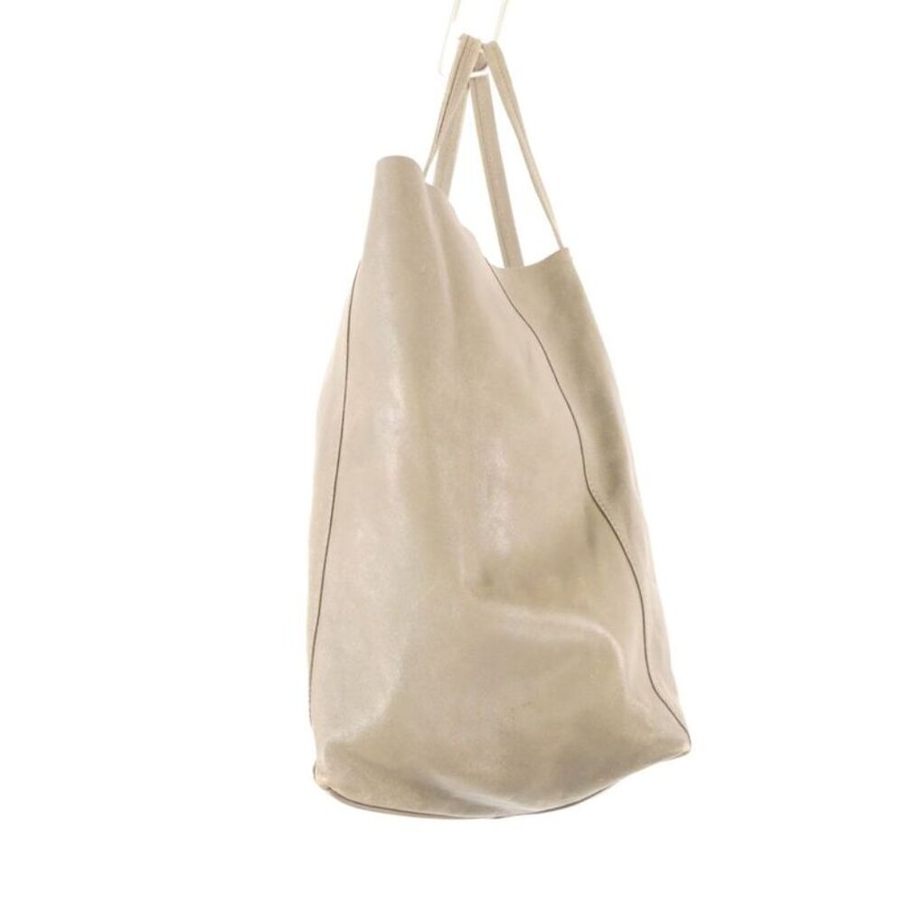 Celine Horizontal Cover Tote Leather Khaki Handbag - Picture 3 of 10